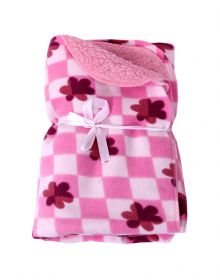 Baby Blanket for Infants Flower  printed pink